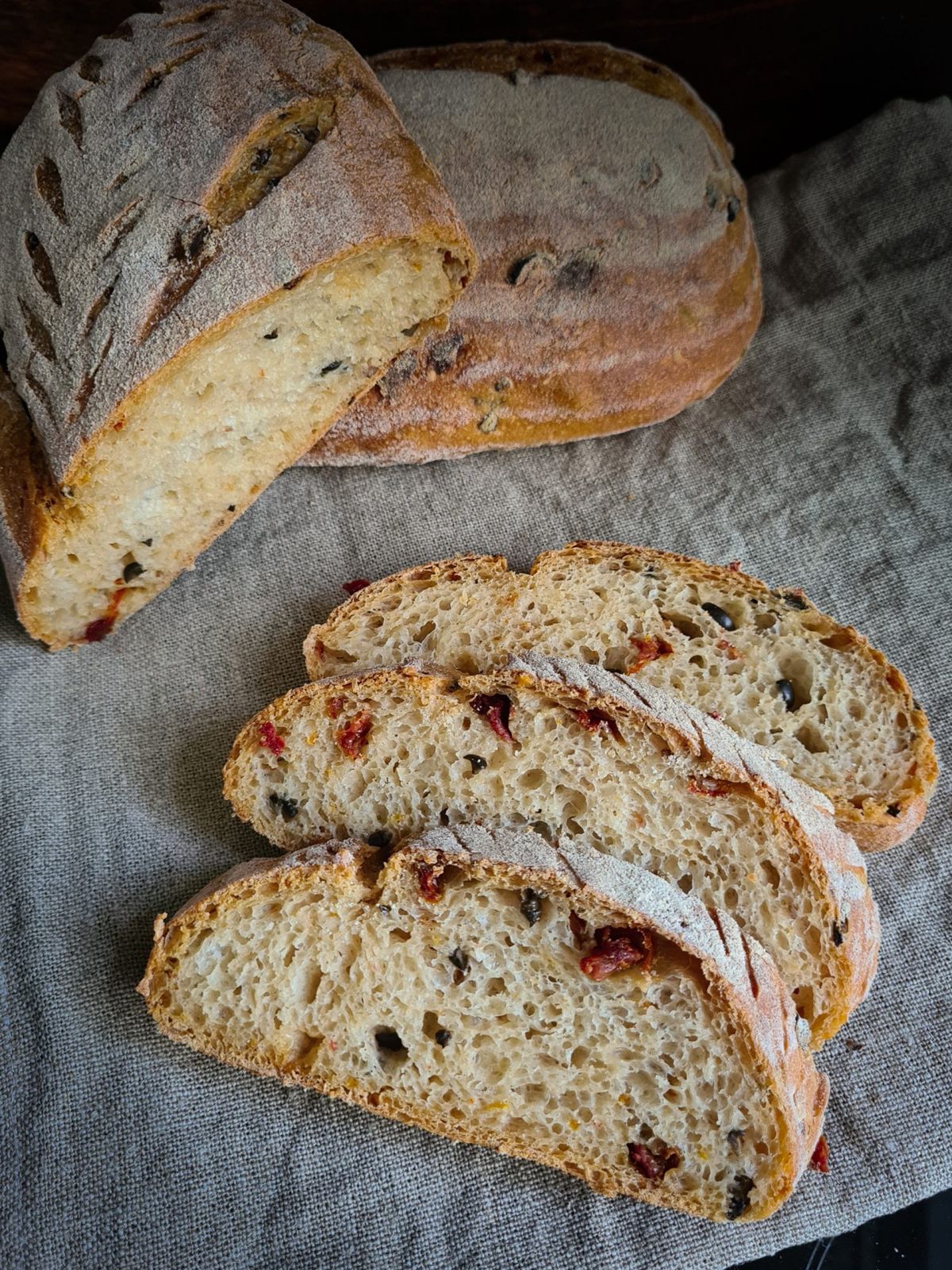 Sun-Dried Tomato & Olive Sourdough