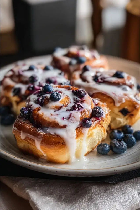 Blueberry Cinnamon Rolls