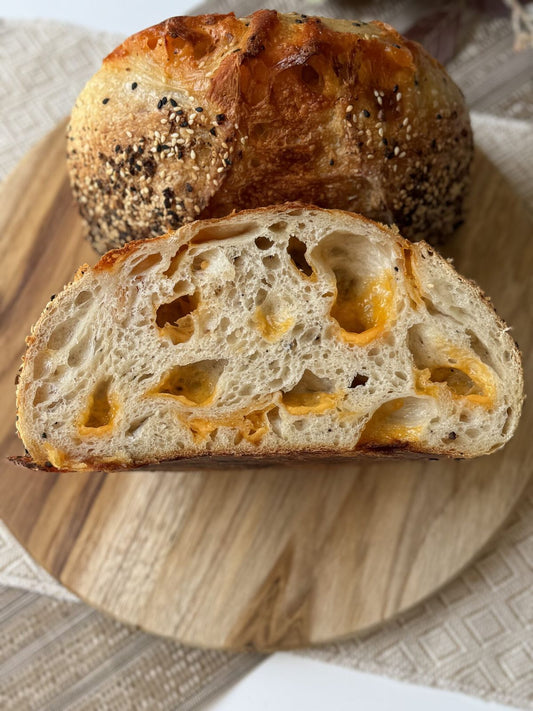 Everything Bagel & Cheddar Sourdough