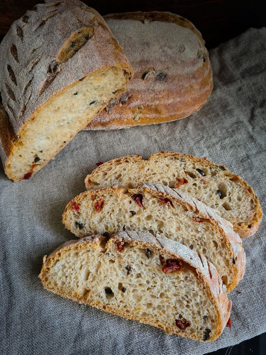 Sun-Dried Tomato & Olive Sourdough