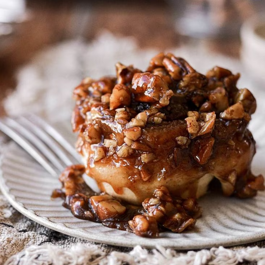 Sweet Pecan Cinnamon Rolls